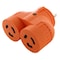 Ac Works Plug Adapter, L5-20R, L5-20P, L5-20P, L5-20P, Orange ADVL520L520 - alternate 1